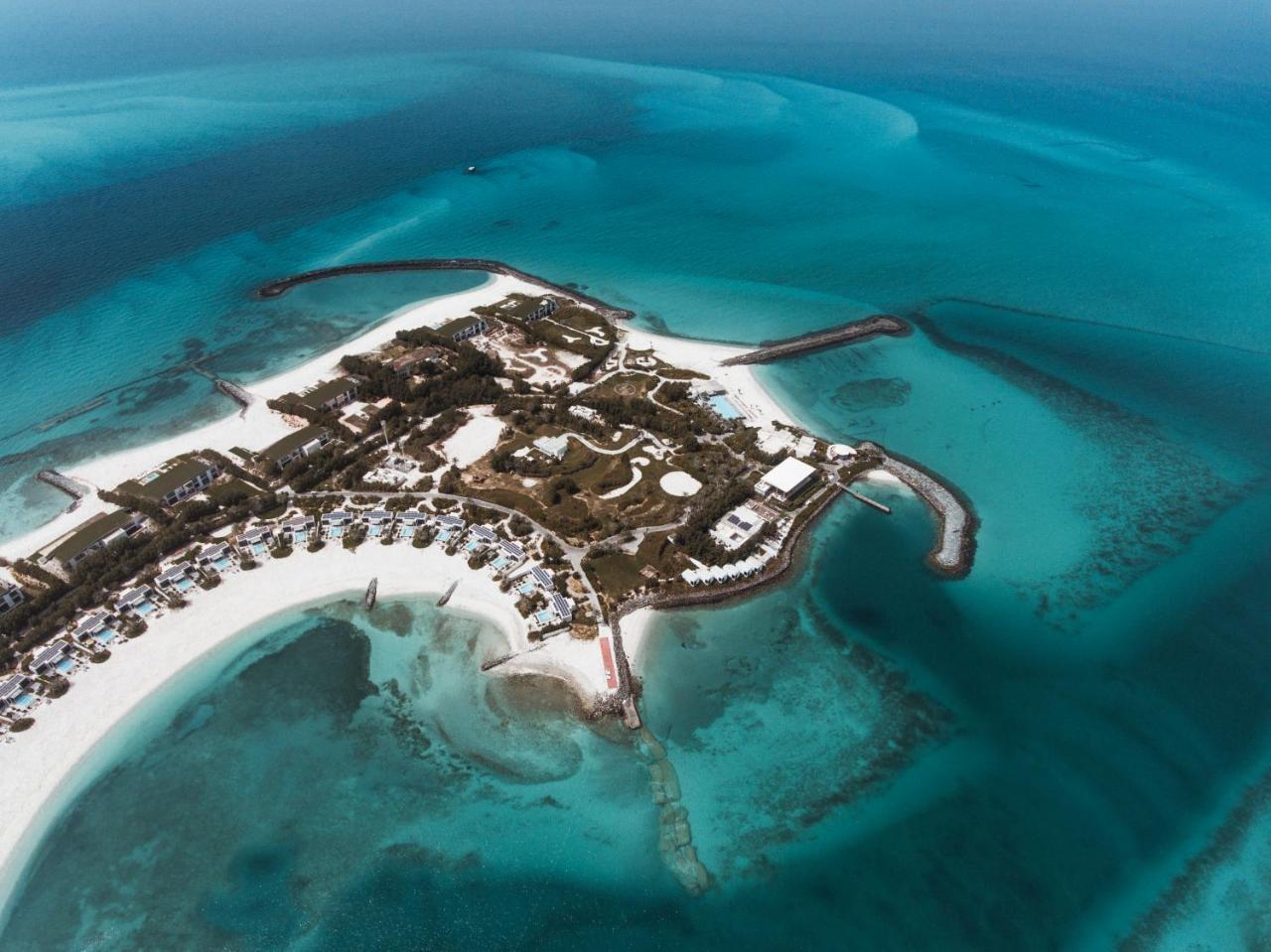 Nurai Island, Saadiyat Abu Dhabi Exterior foto Aerial view of the island
